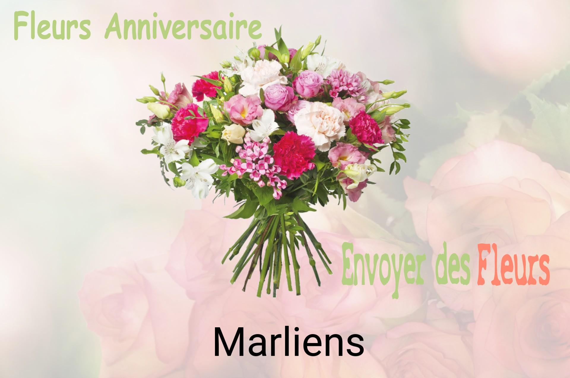 Bouquet de fleurs d’anniversaire livré à Marliens